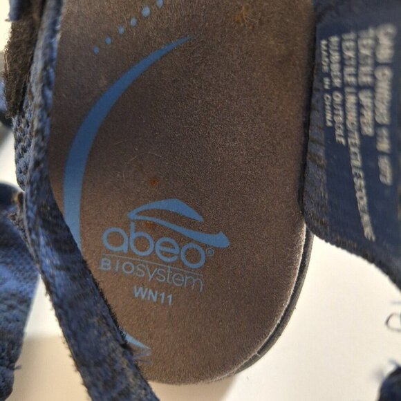 Abeo Womens Blue Sandals 11 - Picture 3 of 6